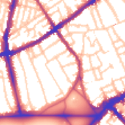 Daytime road noise heatmap for SW4 0LE