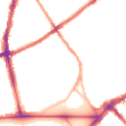 Night-time road noise heatmap for SW4 0LE