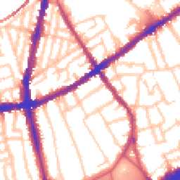 Daytime road noise heatmap for SW4 0LU