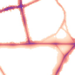 Night-time road noise heatmap for SW4 0NL