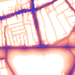 Daytime road noise heatmap for SW4 0PN