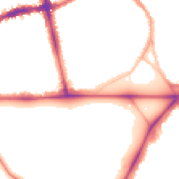 Night-time road noise heatmap for SW4 0RW
