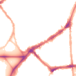 Night-time road noise heatmap for SW4 6AH