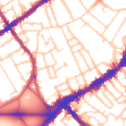 Daytime road noise heatmap for SW4 6AP