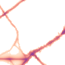 Night-time road noise heatmap for SW4 6AP