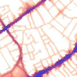 Daytime road noise heatmap for SW4 6BY