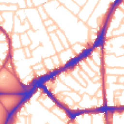 Daytime road noise heatmap for SW4 6DB