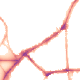 Night-time road noise heatmap for SW4 6DB