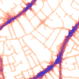 Daytime road noise heatmap for SW4 6LR