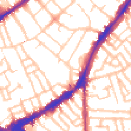 Daytime road noise heatmap for SW4 6LU