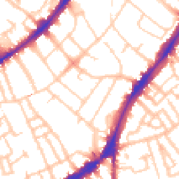 Daytime road noise heatmap for SW4 6PR