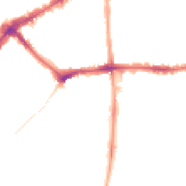 Night-time road noise heatmap for SW4 7DW