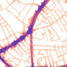 Daytime road noise heatmap for SW4 7GJ