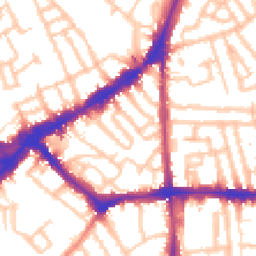 Daytime road noise heatmap for SW4 7LJ