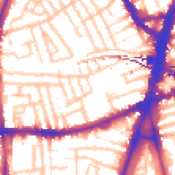 Daytime road noise heatmap for SW4 7RX