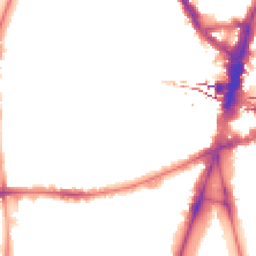 Night-time road noise heatmap for SW4 7RX