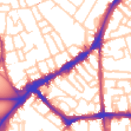 Daytime road noise heatmap for SW4 7UL