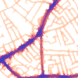 Daytime road noise heatmap for SW4 7UU