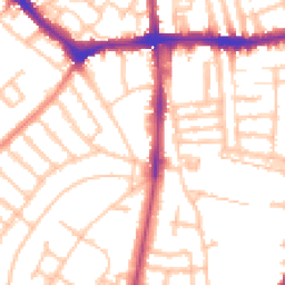 Daytime road noise heatmap for SW4 8BS