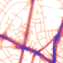 Daytime road noise heatmap for SW4 8ER