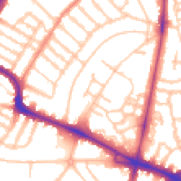 Daytime road noise heatmap for SW4 8JG