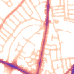 Daytime road noise heatmap for SW4 8LL