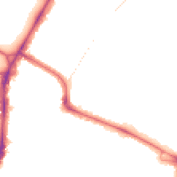 Night-time road noise heatmap for SW4 8QW