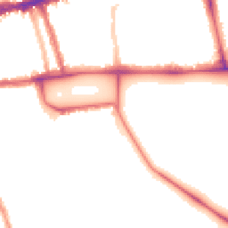 Night-time road noise heatmap for SW4 9AZ