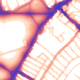 Daytime road noise heatmap for SW4 9BP