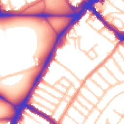 Daytime road noise heatmap for SW4 9ET
