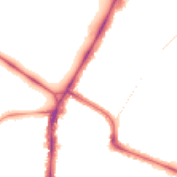 Night-time road noise heatmap for SW4 9HE