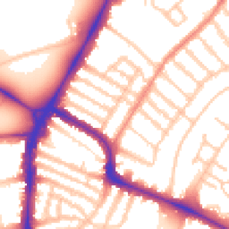Daytime road noise heatmap for SW4 9HG