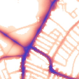 Daytime road noise heatmap for SW4 9HL