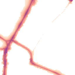 Night-time road noise heatmap for SW4 9HT