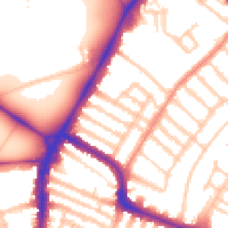 Daytime road noise heatmap for SW4 9HX