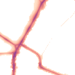Night-time road noise heatmap for SW4 9HX