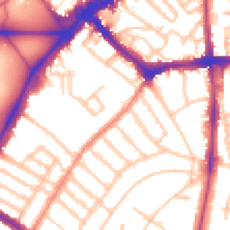 Daytime road noise heatmap for SW4 9JJ