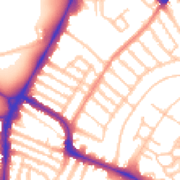 Daytime road noise heatmap for SW4 9JX