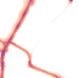 Night-time road noise heatmap for SW4 9JX