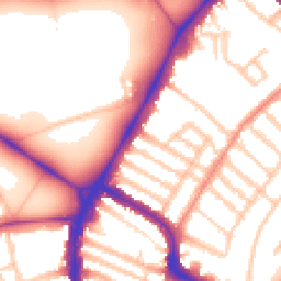 Daytime road noise heatmap for SW4 9JY