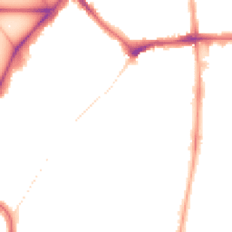 Night-time road noise heatmap for SW4 9LS