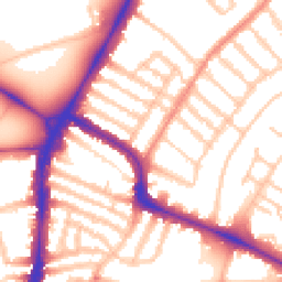 Daytime road noise heatmap for SW4 9LX