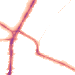 Night-time road noise heatmap for SW4 9LX