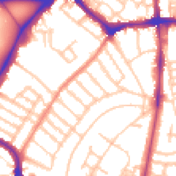 Daytime road noise heatmap for SW4 9LY