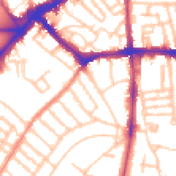 Daytime road noise heatmap for SW4 9PJ