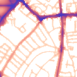 Daytime road noise heatmap for SW4 9PT