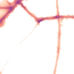 Night-time road noise heatmap for SW4 9PU