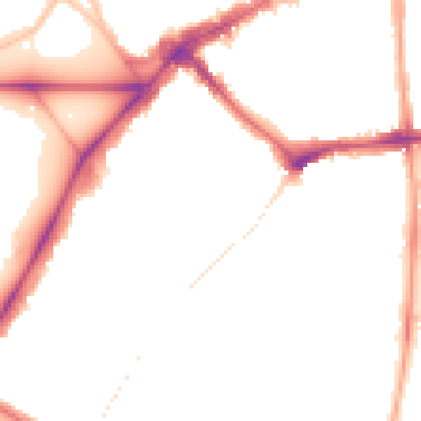 Night-time road noise heatmap for SW4 9RG