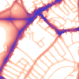 Daytime road noise heatmap for SW4 9RQ
