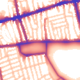 Daytime road noise heatmap for SW4 9SH